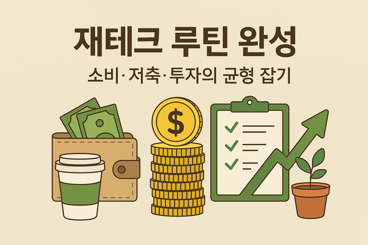 재테크 루틴 완성 – 소비·저축·투자의 균형 잡기