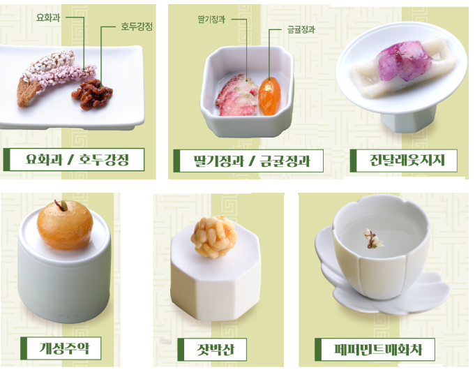 고호재 궁중 다과상