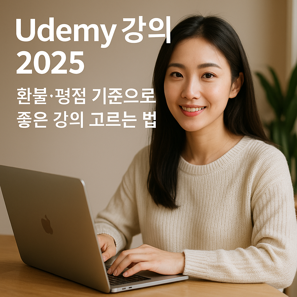 Udemy 강의 2025 ｜ 환불&middot;평점 기준으로 좋은 강의 고르는 법