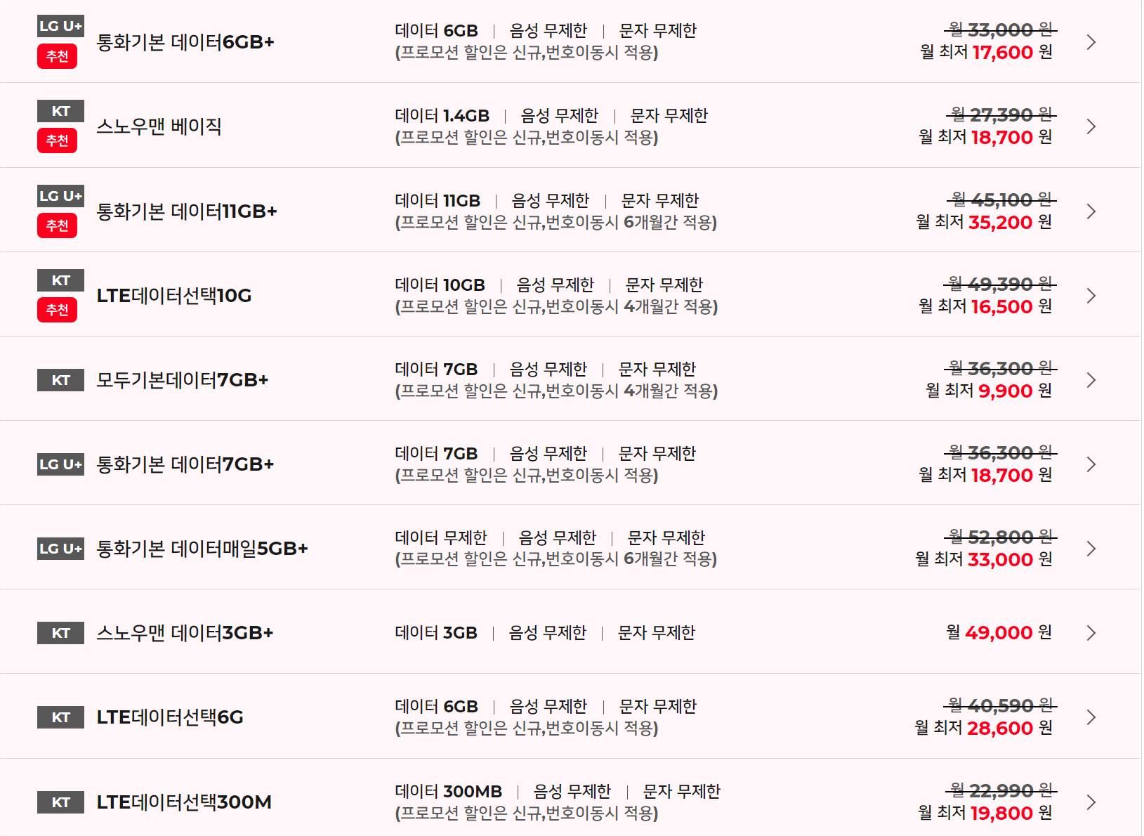 스노우맨-완전무제한-요금제