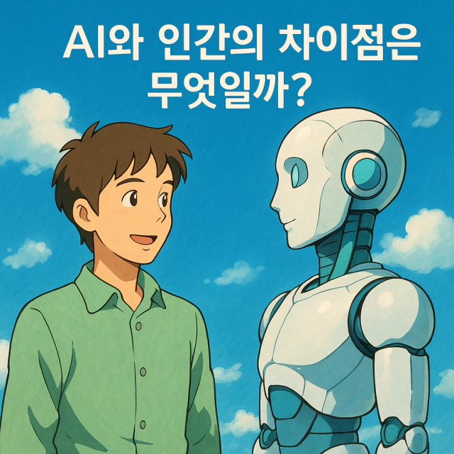 AI와 인간의 세상을 보는 차이점들은 무엇이 있을까요?