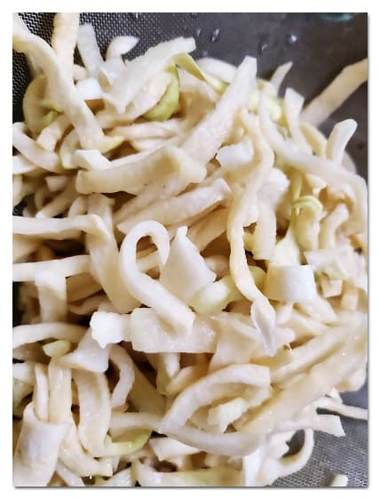 무말랭이 불리기1