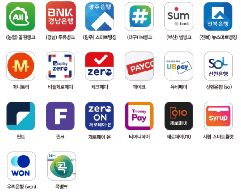 온누리상품권 모바일상품권 구매가능앱