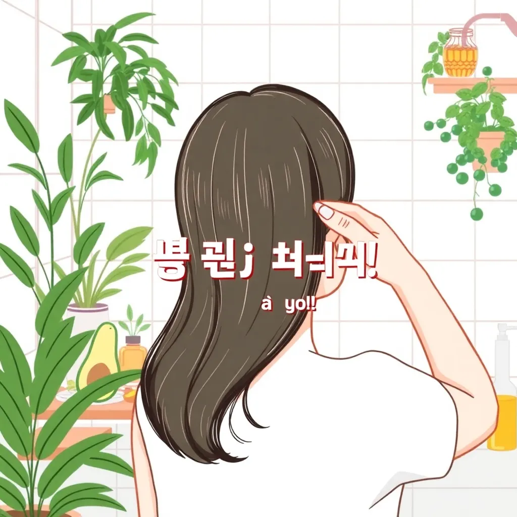 단 한 번만 해보세요 당신의 머릿결이 영원히 건강해질 거예요