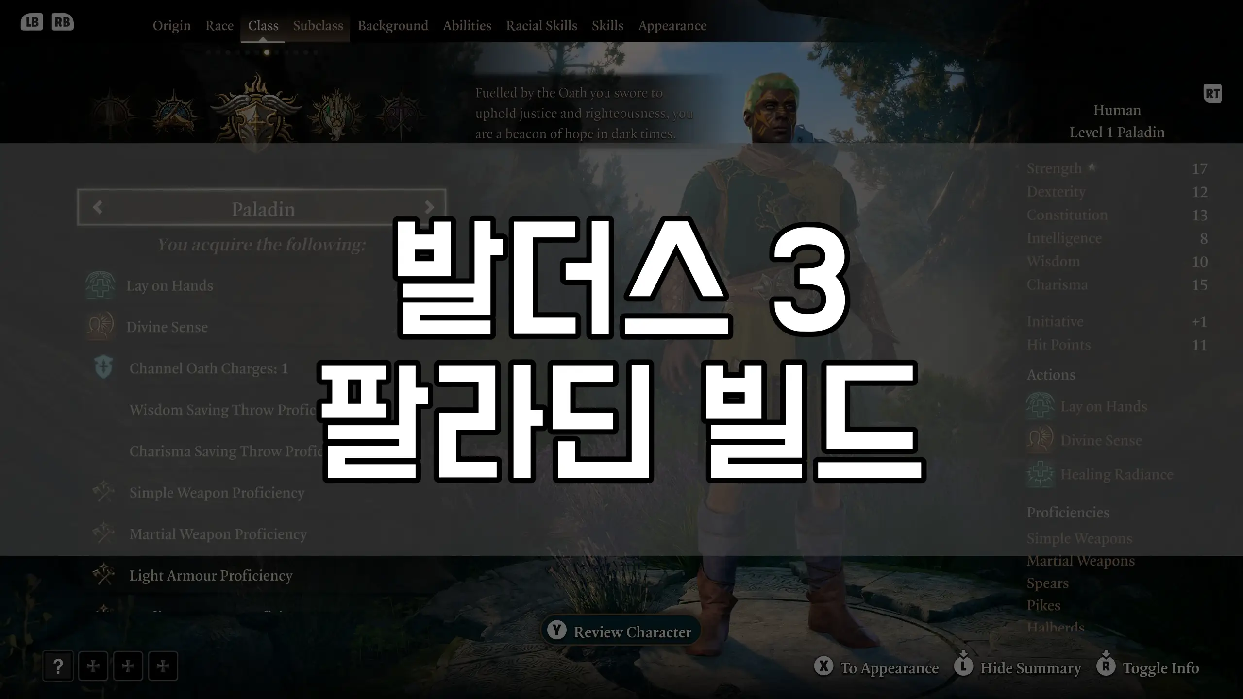 발더스 게이트 3 팔라딘 빌드 썸네일
