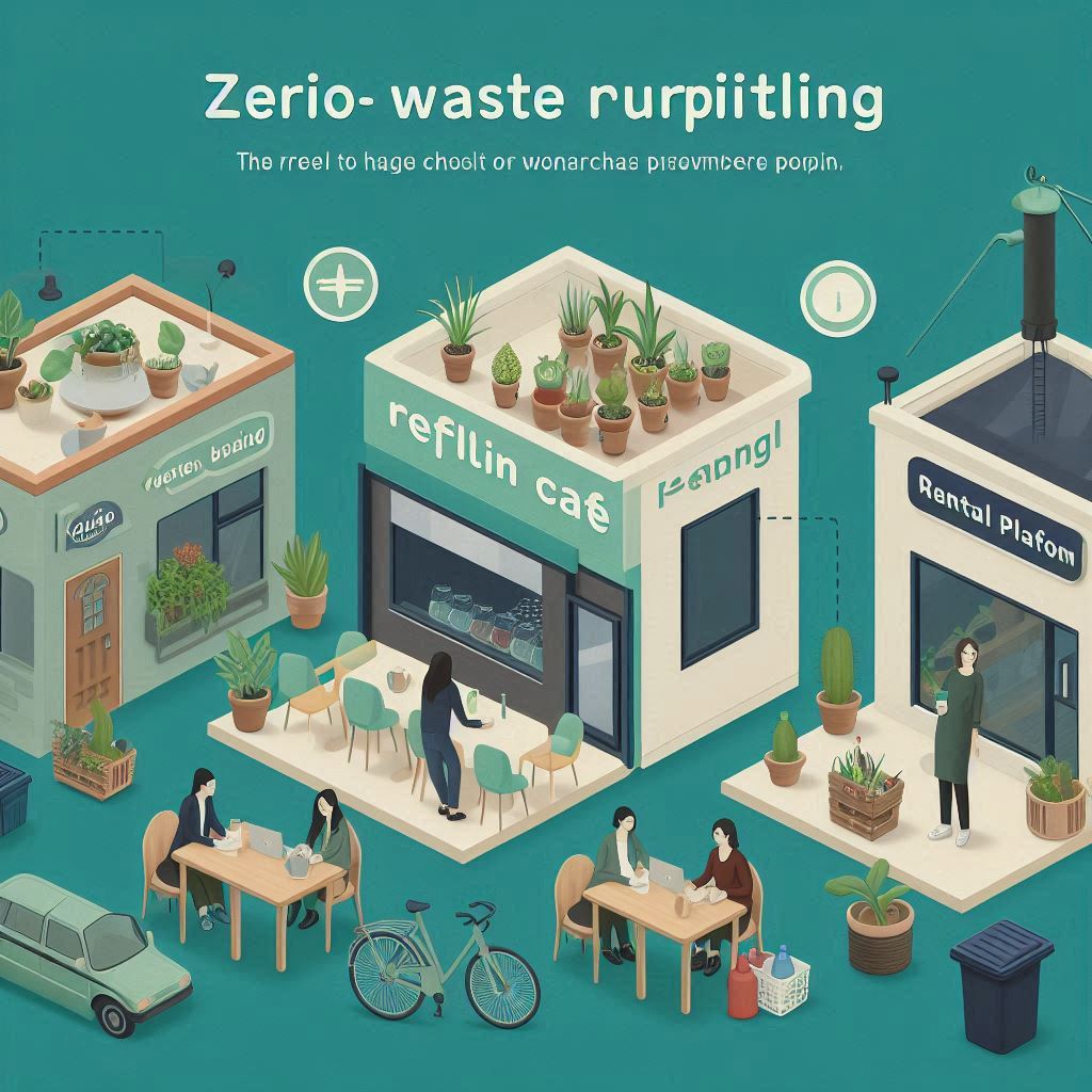비건카페, 리필숍, 대여 플랫폼