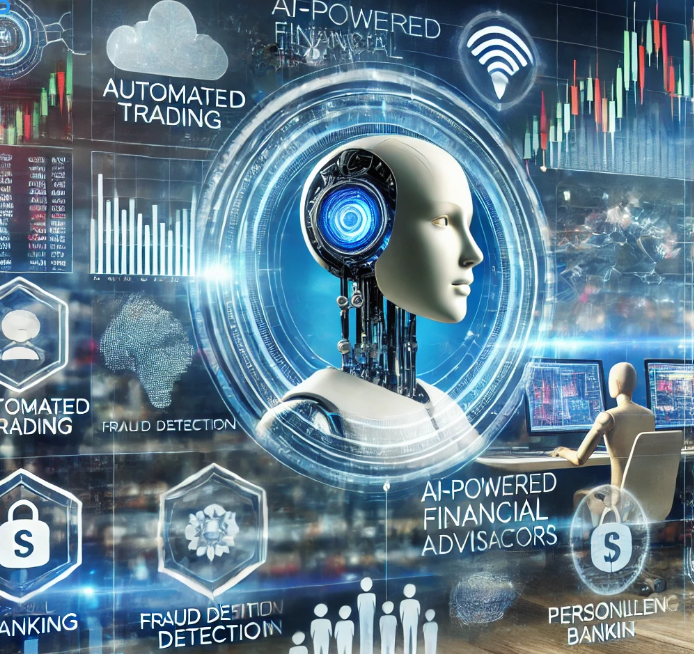 금융산업에서의 인공지능 관련 이미지