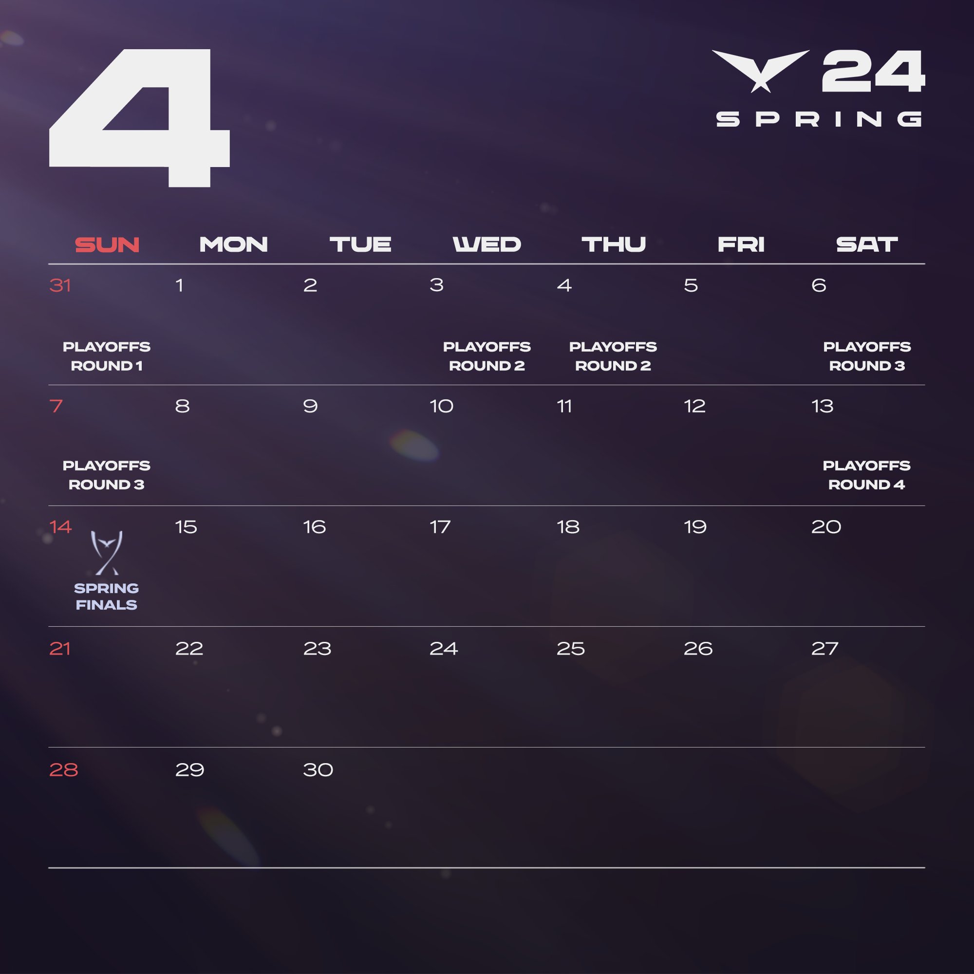 2024-LCK-스프링-경기-일정-4월