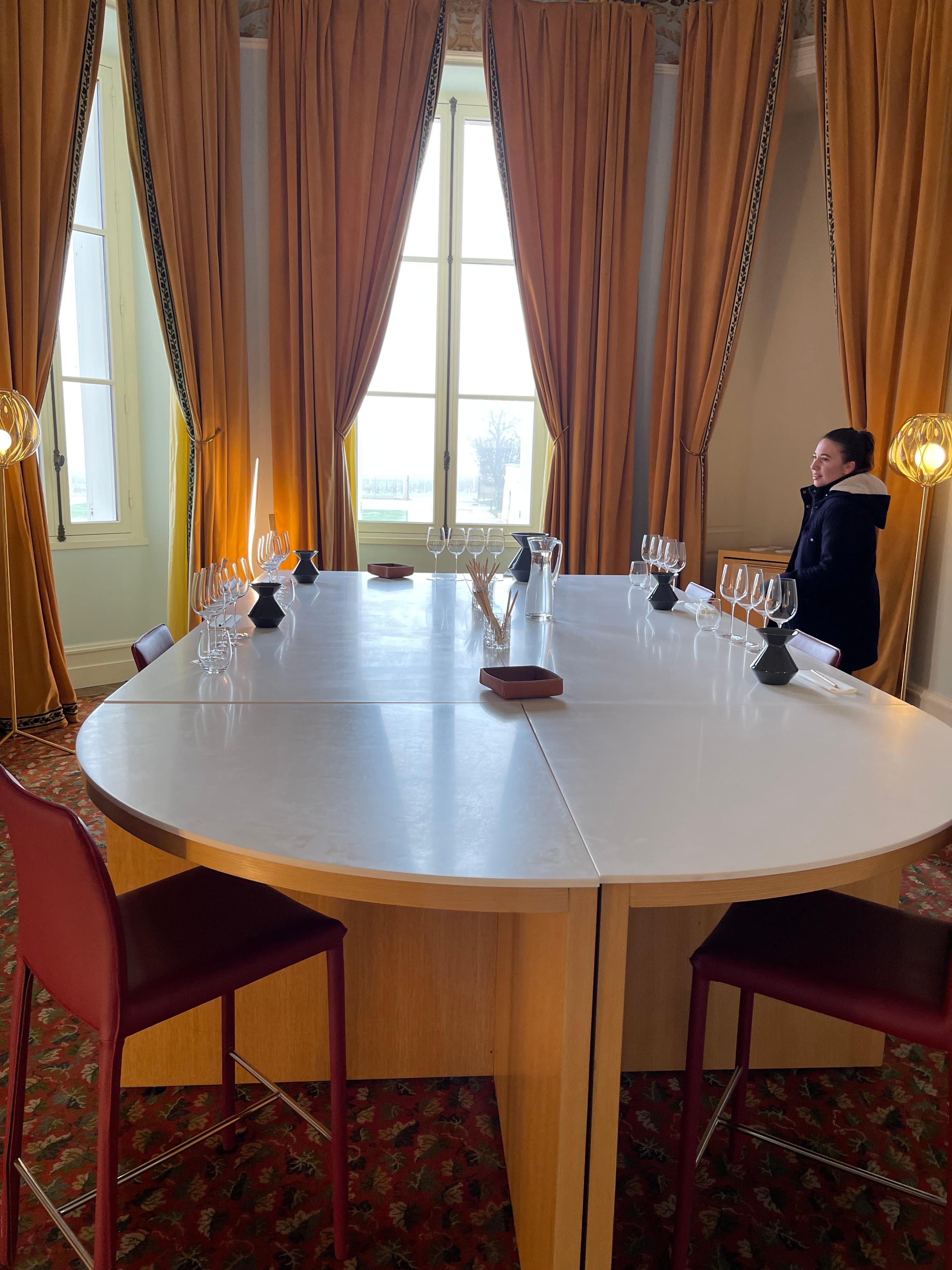 Ch&acirc;teau Pichon Baron 테이스팅 룸