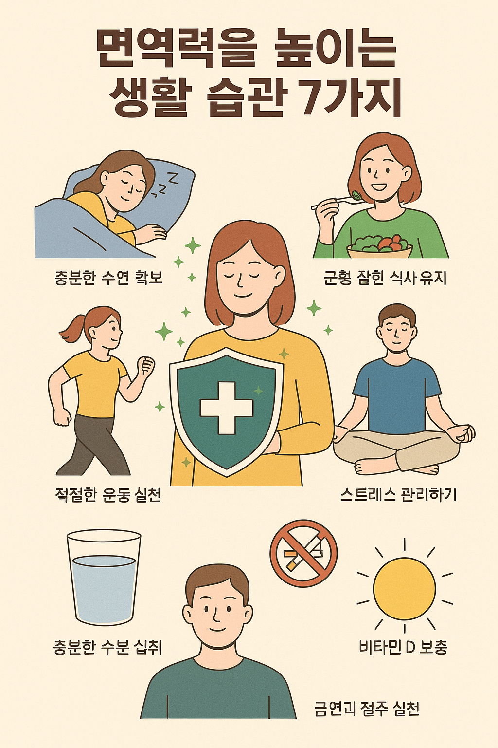 면역력을 높이는 생활 습관 7가지