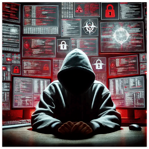 사람들의 정보를 탈취하는 해커.