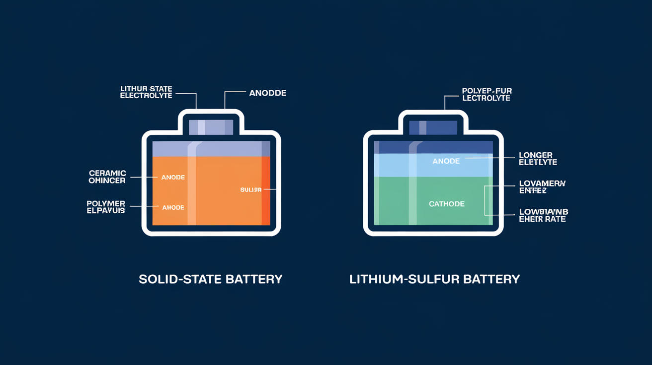 전고체 전해질과 리튬-황 배터리의 차이