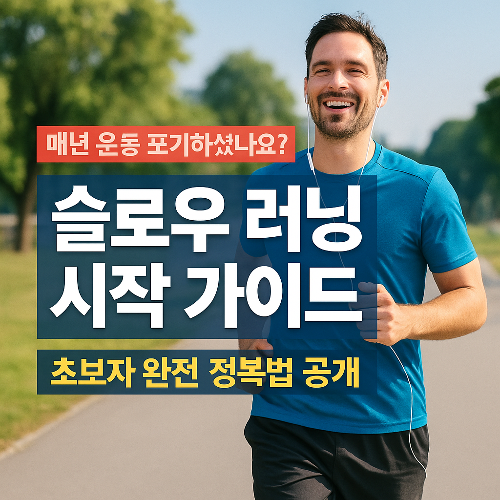 슬로우 러닝 시작 가이드 - 초보자 완전 정복