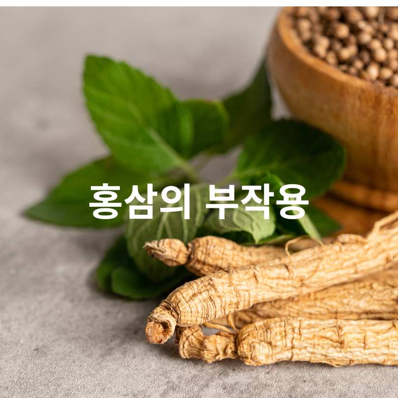 홍삼 효능과 부작용, 먹으면 안 되는 사람 유형