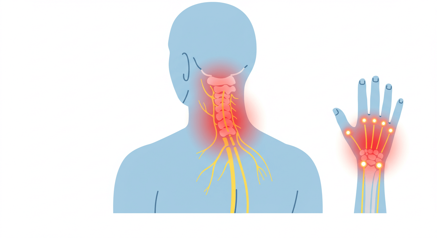 2. 목 디스크로 인한 손 저림 증상의 특징