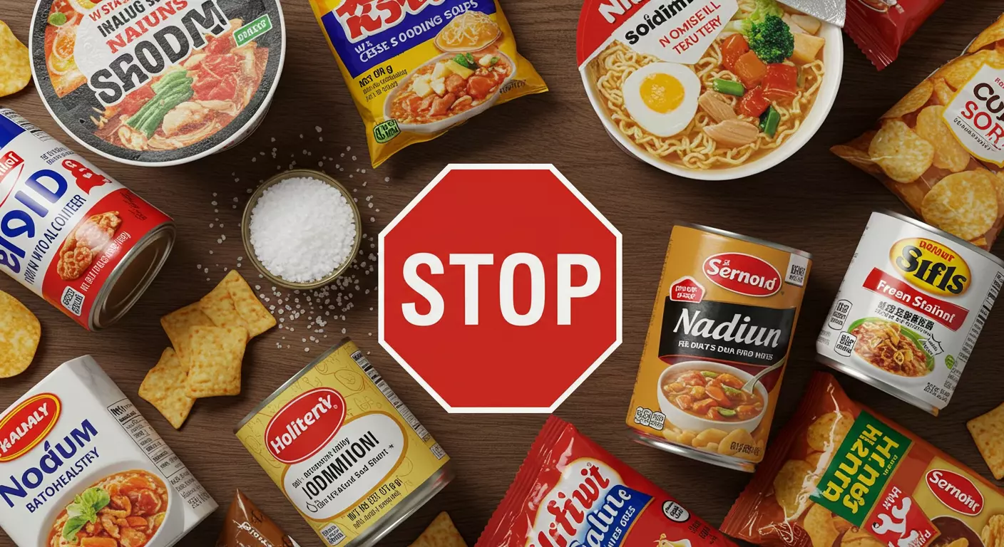 고염 인스턴트 식품 이미지