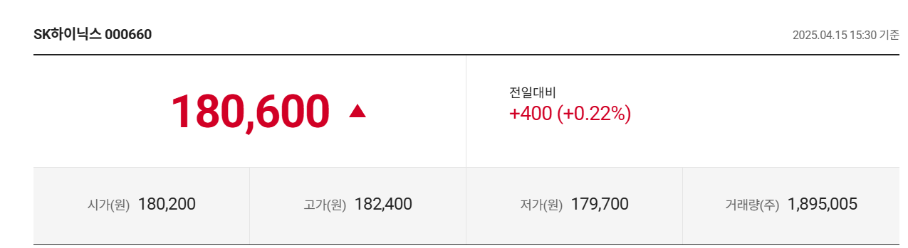 SK하이닉스 배당금 지급일 배당락일 2025