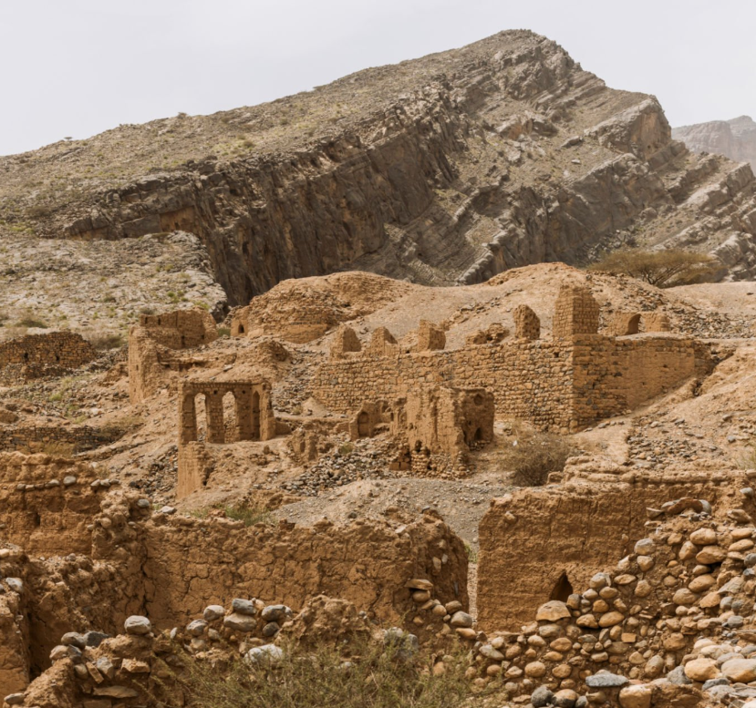 오만의 버려진 성; 우바르