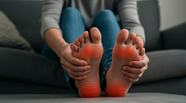 발바닥 의 피로도