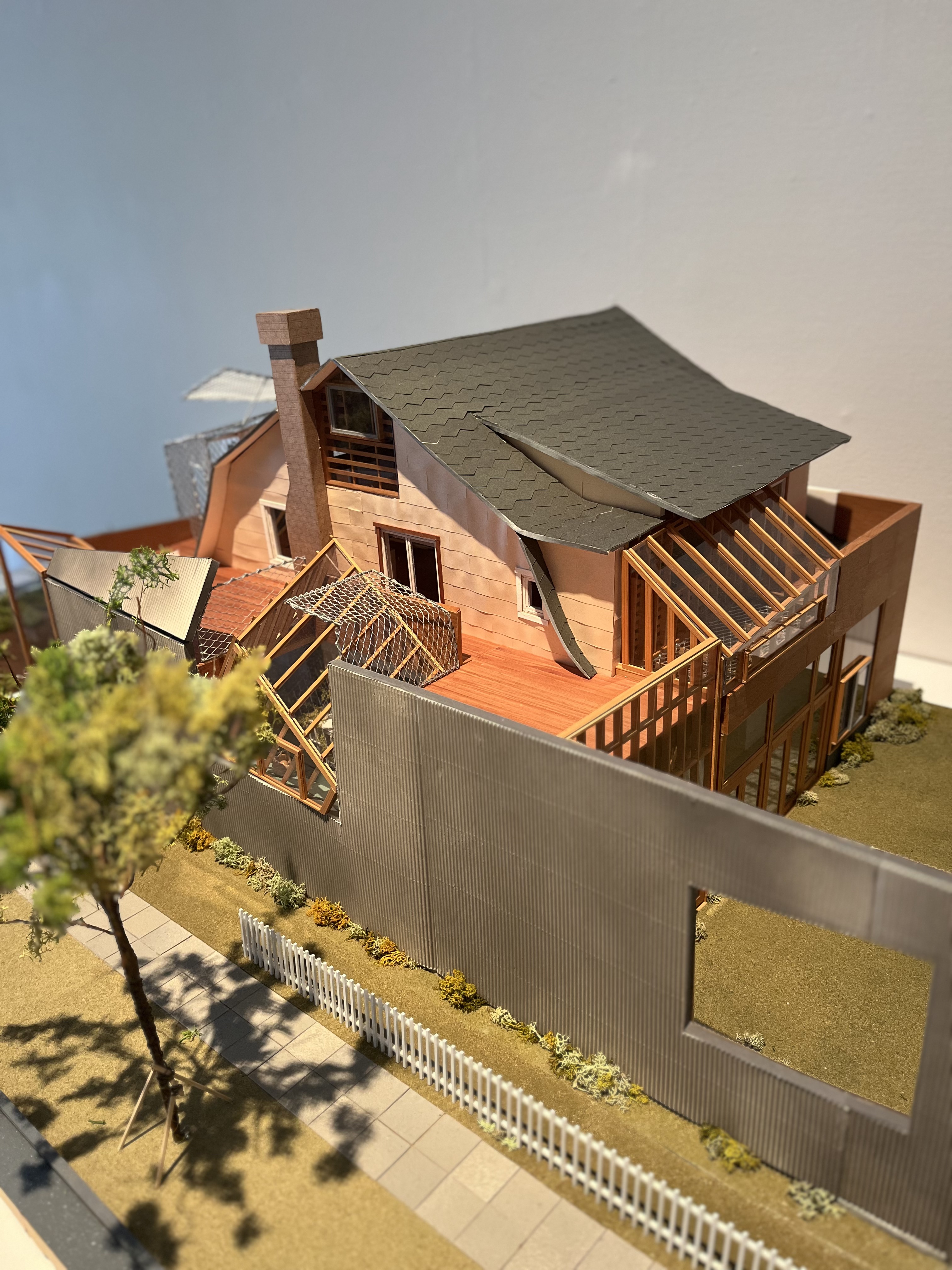 프랭크 게리 자택 게리 하우스 건축 구조 모형