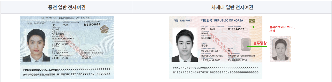 여권 종류