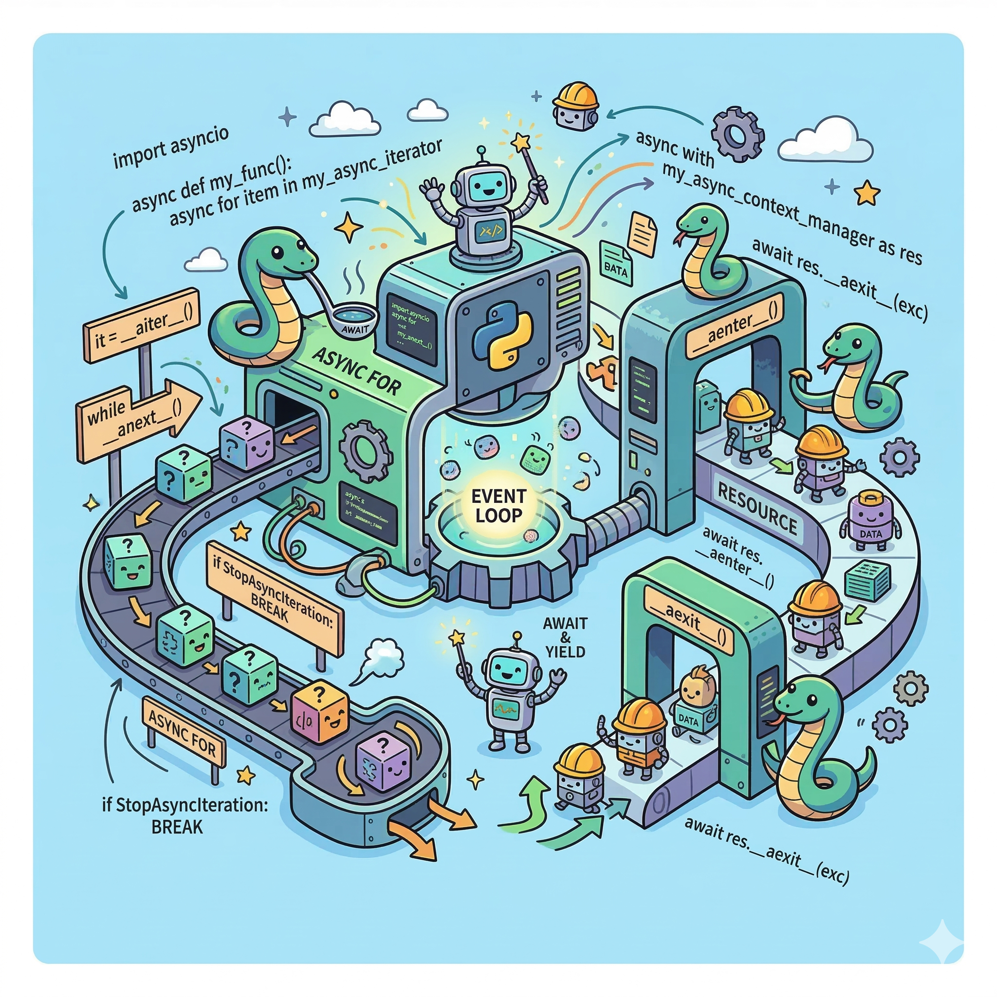 async for와 async with