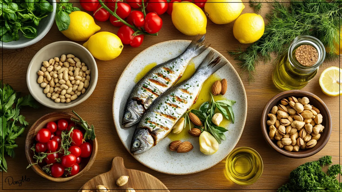 이명에-좋은-음식을-한눈에-보기-쉽도록-접기에-올려-담은-사진