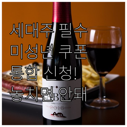 세대주 필수 확인 미성년 세대원 소비..
