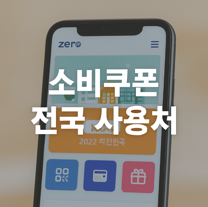 민생회복 소비쿠폰 사용처