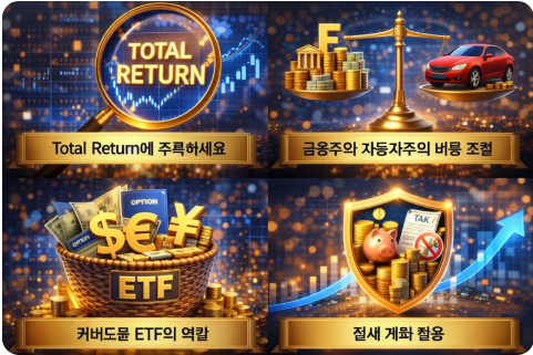 배당 투자 전략 4가지 요약