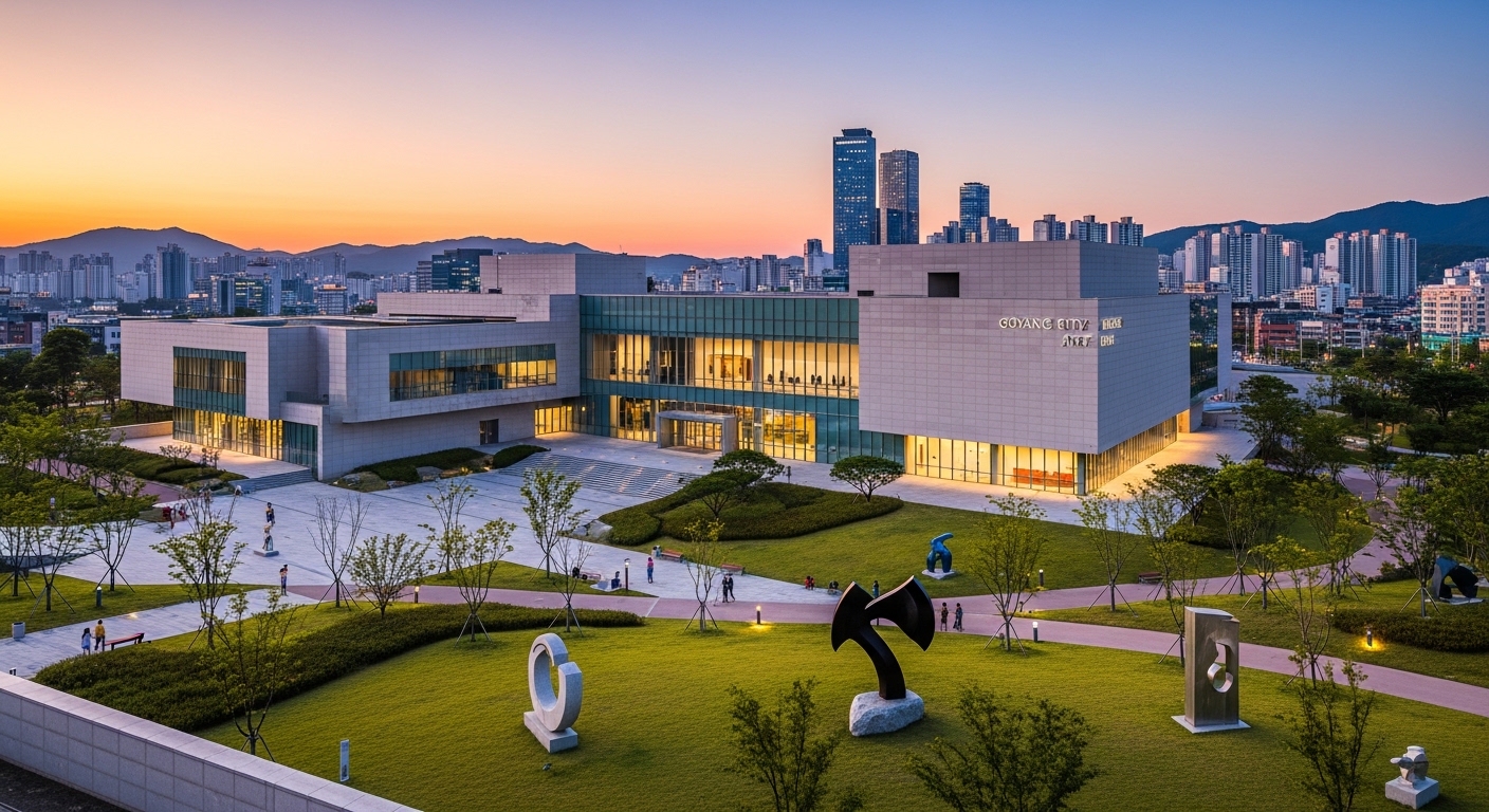 RM이 자주 방문하거나 영감을 얻는 것으로 알려진 고양시 소재 미술관 및 갤러리 이미지