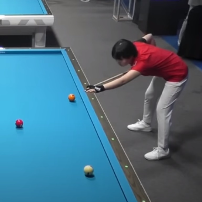 황민지 당구선수 사진 - 아직 TV중계방송에 나오지 못해 해상도 높은 좋은 사진을 구하지 못했습니다.