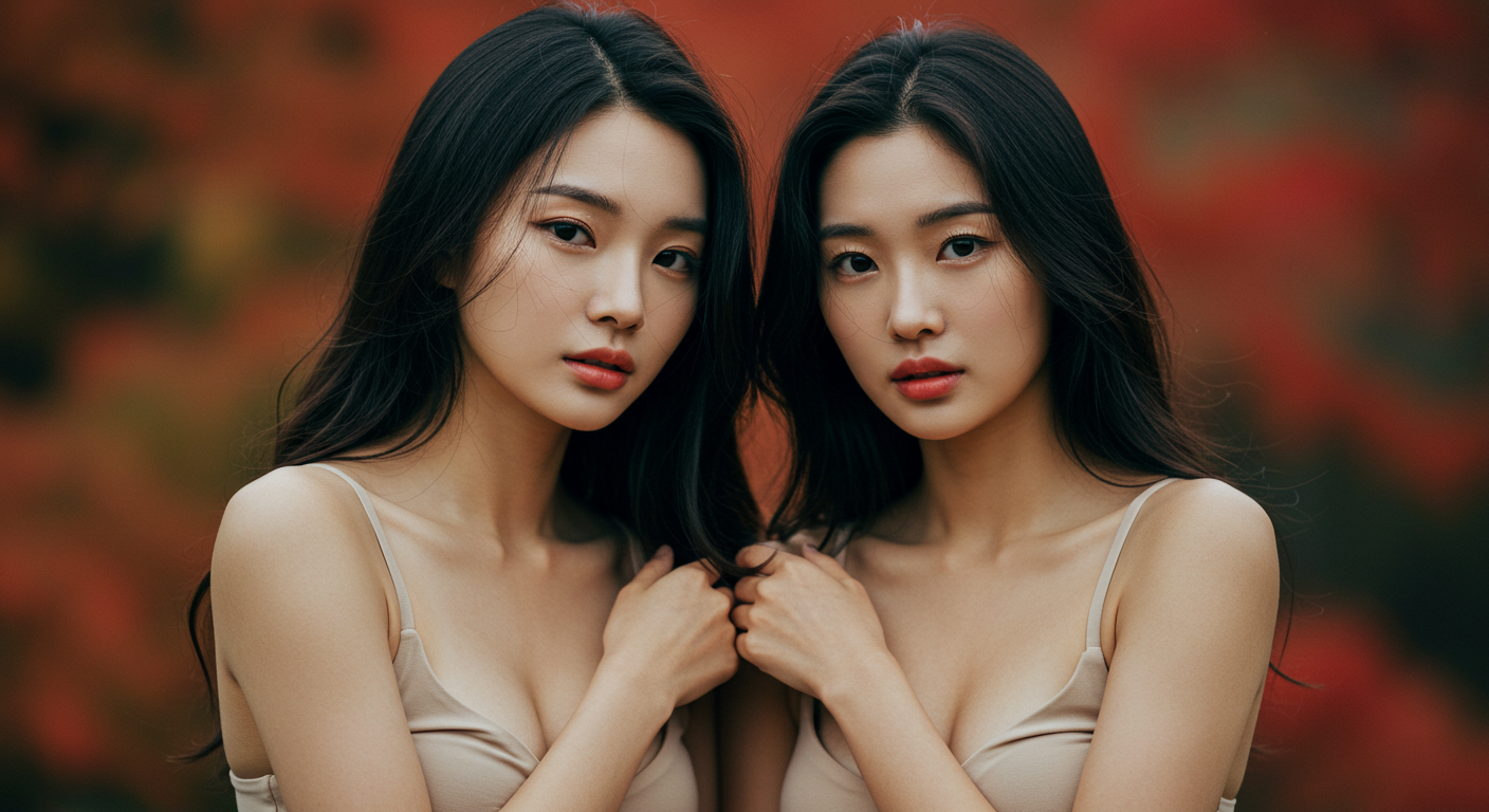 추워하는 여성들