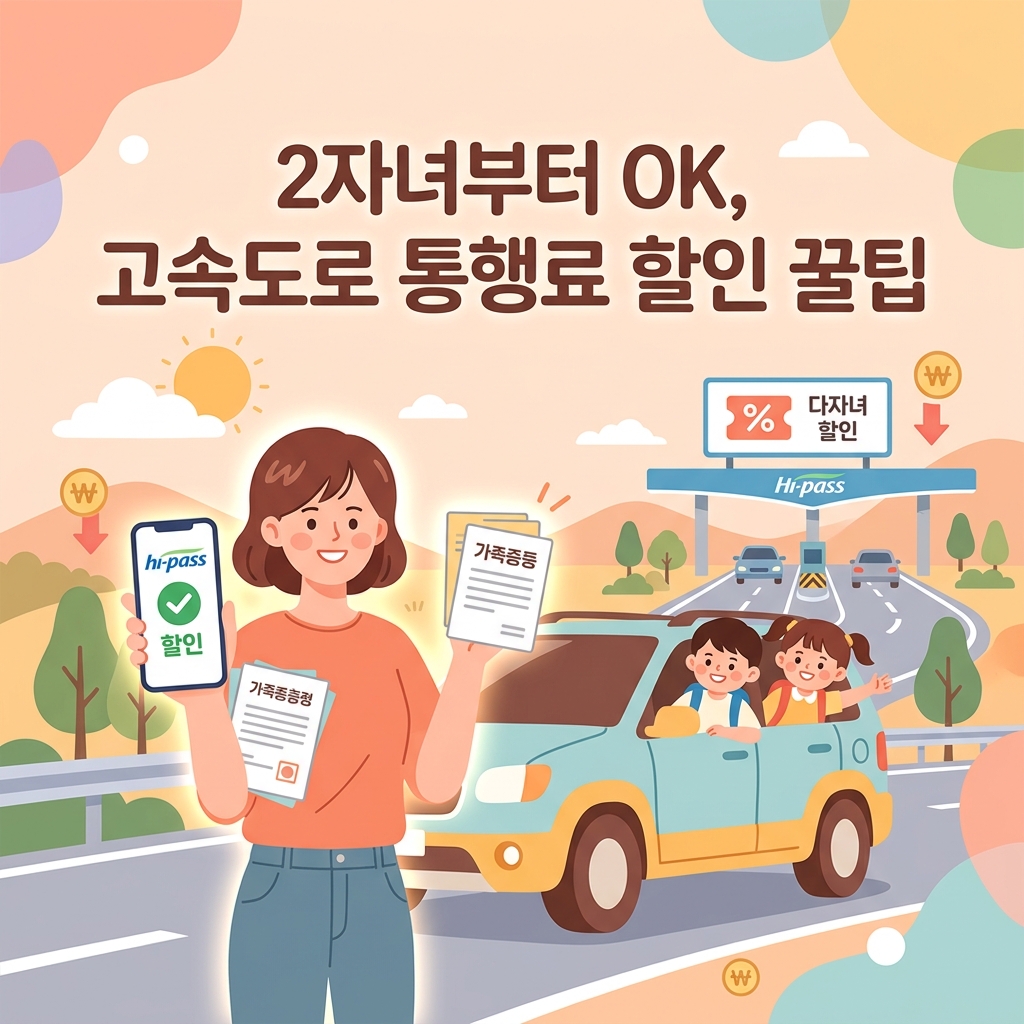 2자녀부터 고속도로 통행료 할인