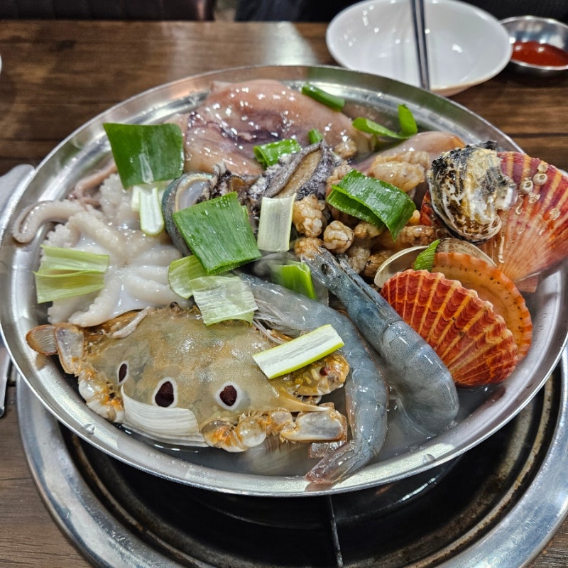 수원 곡반정동 '조개조개 칼국수'