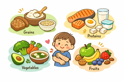 식단별로 정리한 아토피에 좋은 음식 구성 예시3