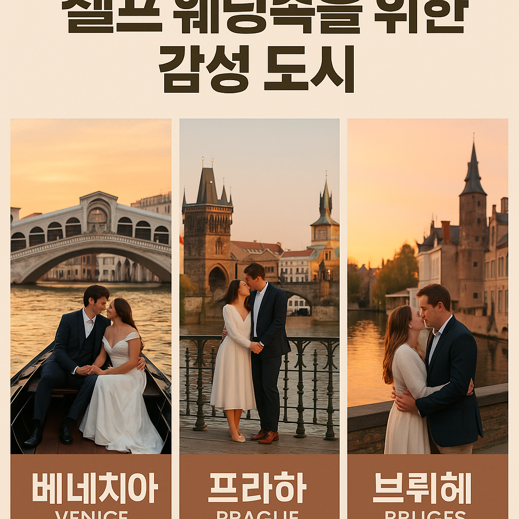 베네치아, 프라하, 브뤼헤 이미지