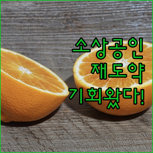 아따, 소상공인 재도약 패키지라니께!..