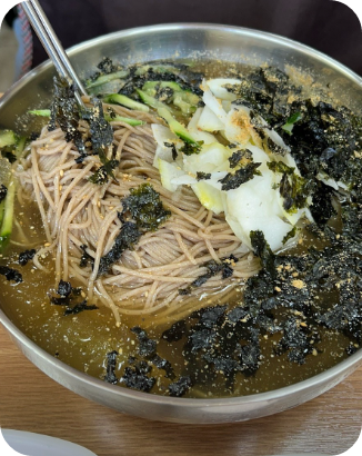 한끼에얼마예요? 메밀막국수 용산