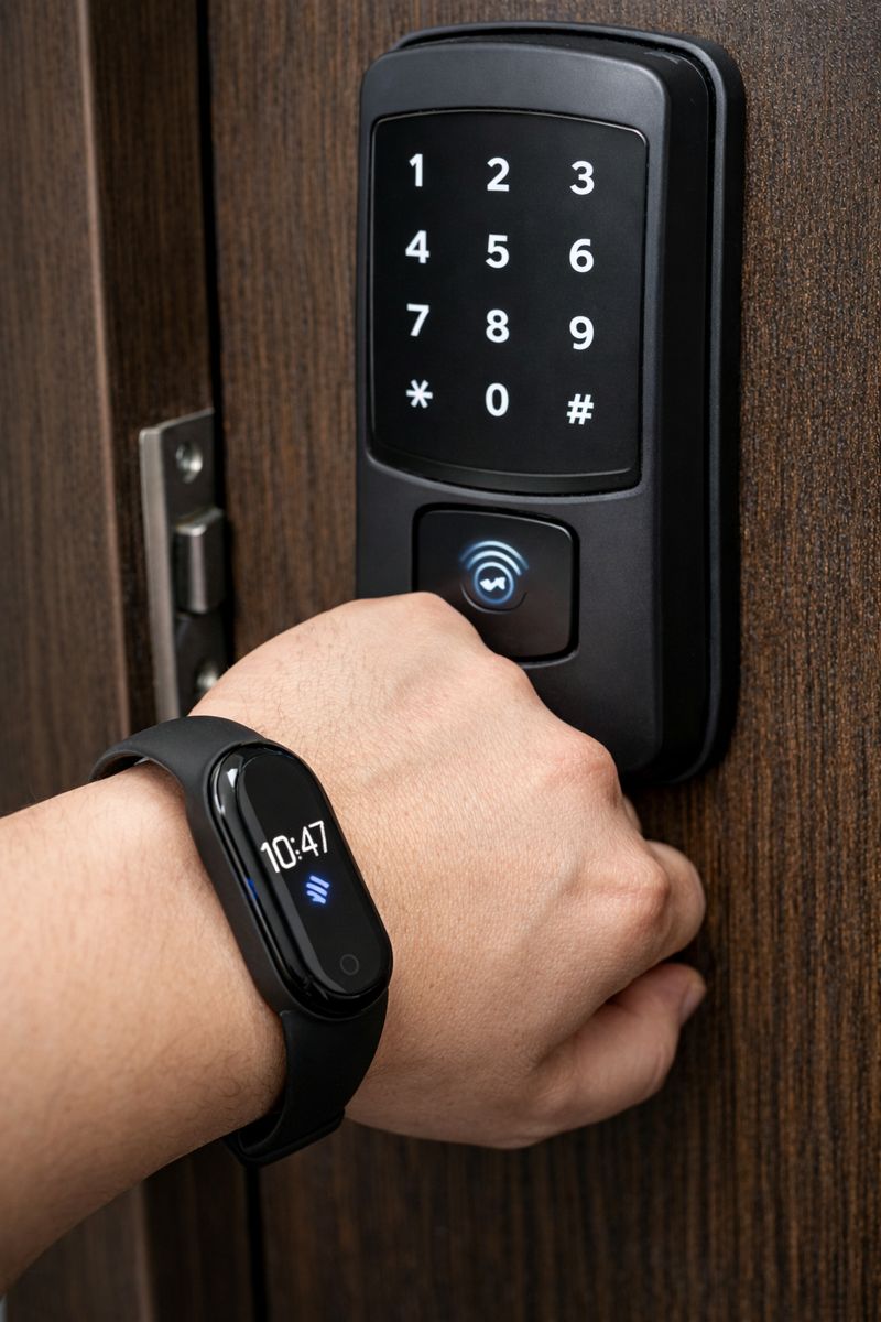 샤오미 스마트 도어락에서 NFC 카드 등록을 준비하는 화면