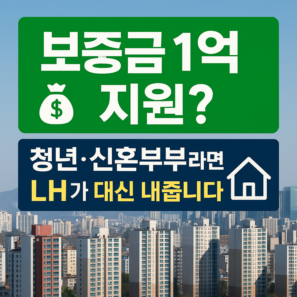 보증금 1억을 지원해준다고?