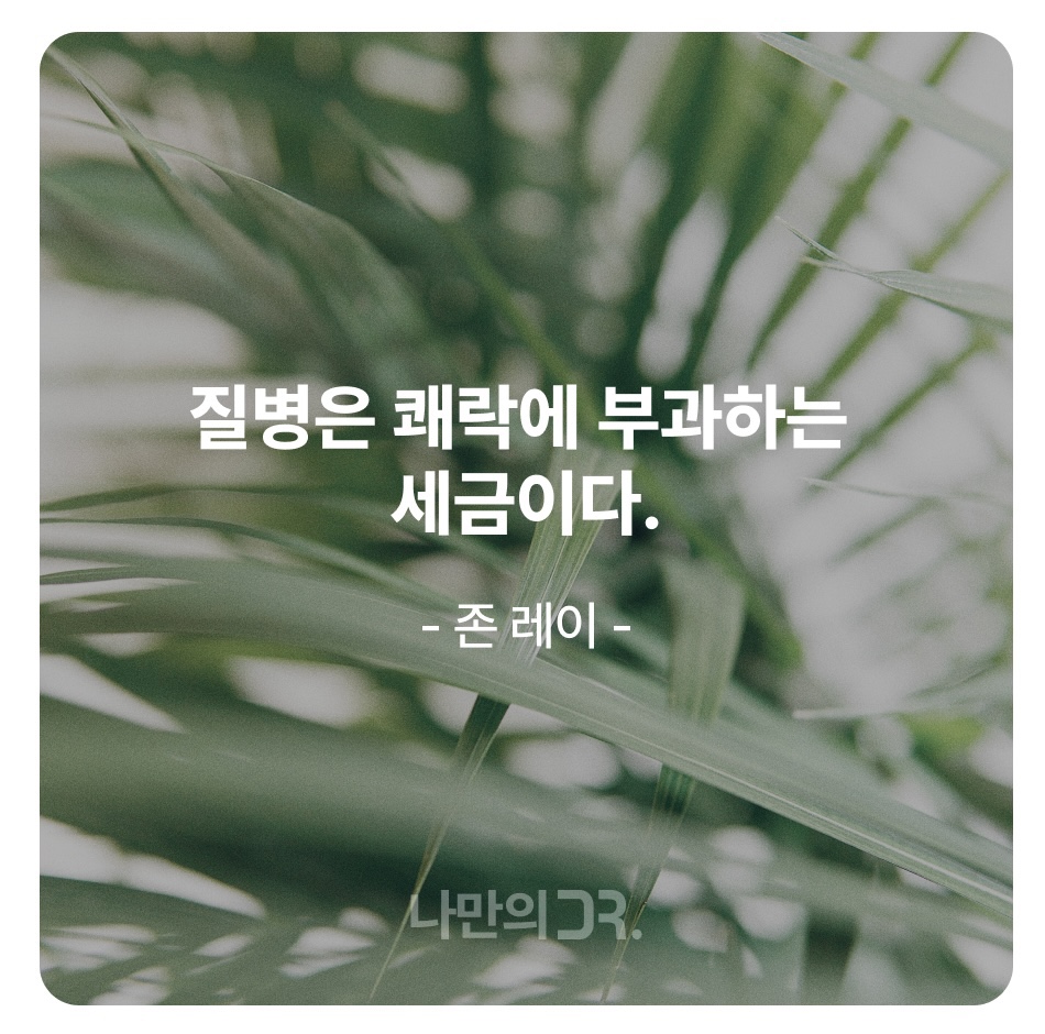 건강 한마디