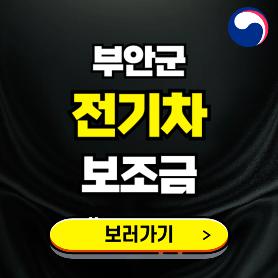 부안군 전기차 보조금 지원 신청하기 ❘ 2025 지급대상 및 차종 보기