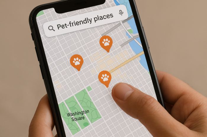 반려동물 동반 가능 장소 지도 앱