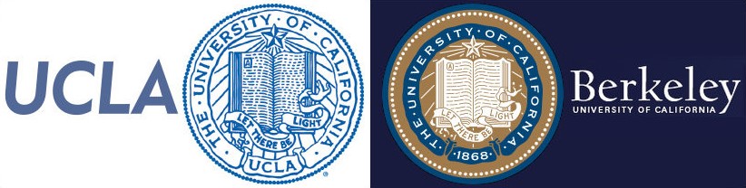 ucla와 uc berkley 로고
