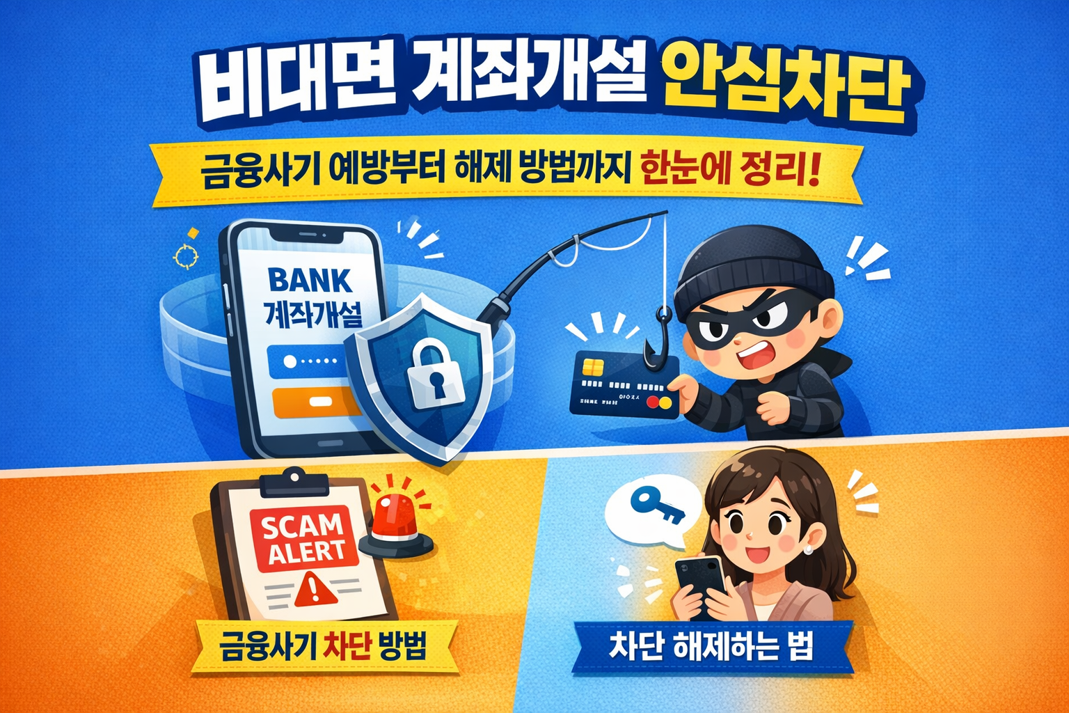 비대면 계좌개설 안심차단