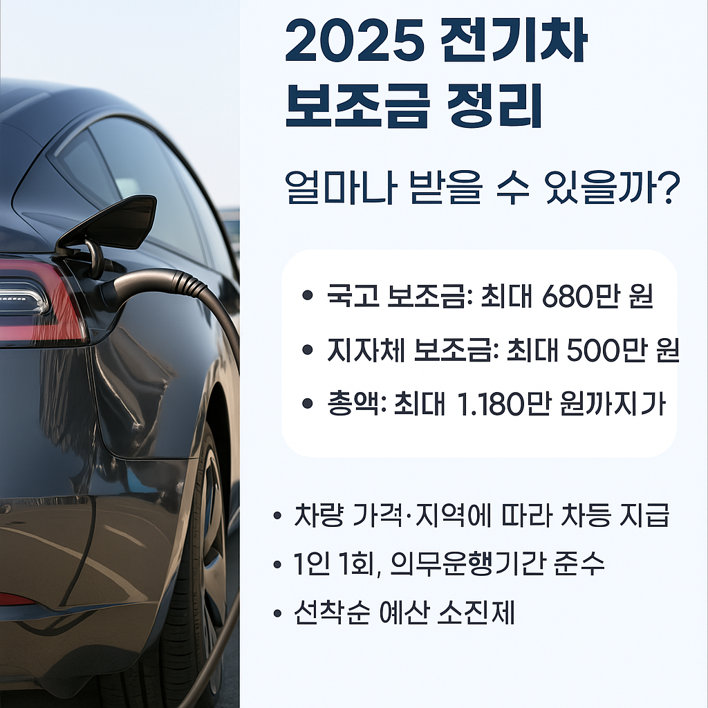 2025 전기차 보조금 구성