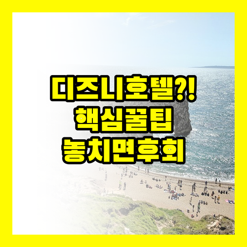 당신이 도쿄 디즈니 호텔 3곳에서 모..