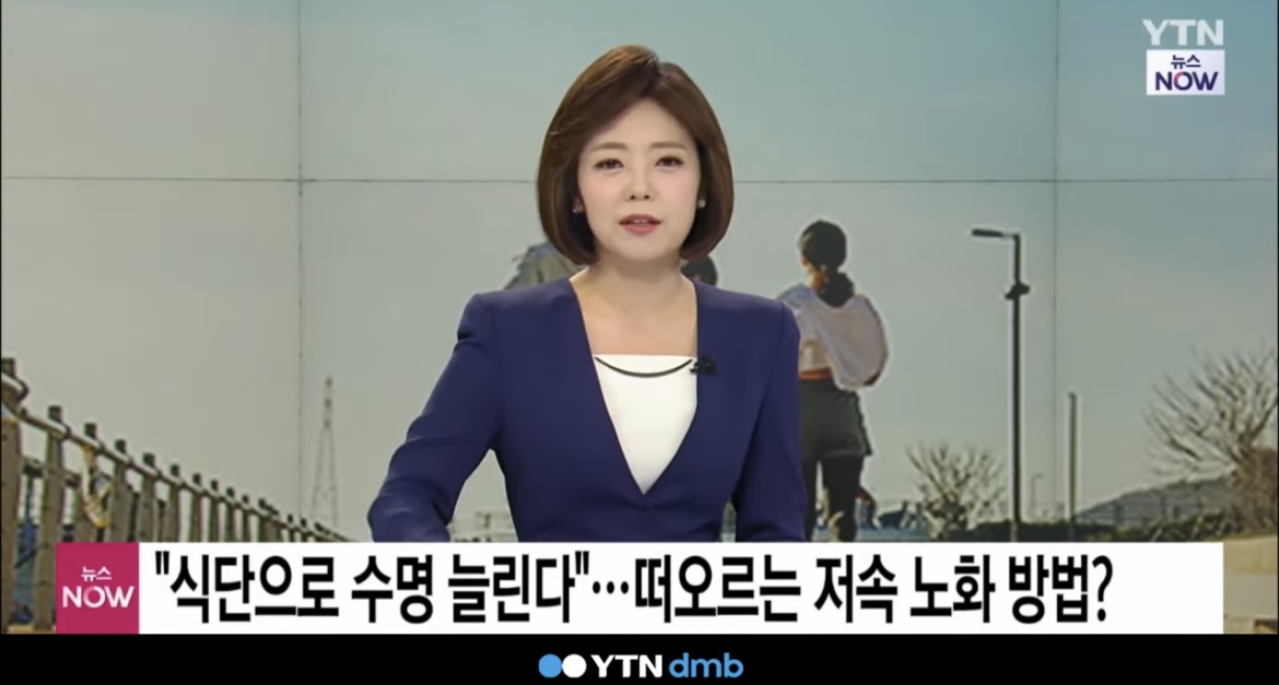 저속노화식단 관련 뉴스 기사 사진
