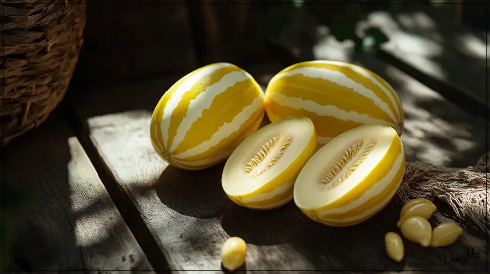 참외-효능-칼로리-참외가-확대된-상세-사진